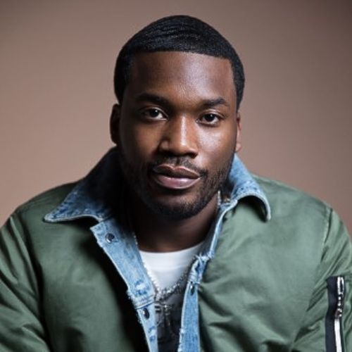 Meek Mill: Louis Vuitton Leather Blouson Jacket and 1854 Graphic