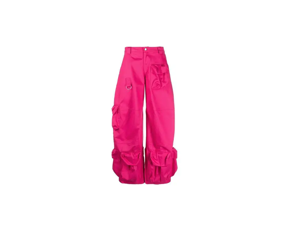 Lewis Hamilton: Collina Strada Hot Pink Lawn Cargo Pants with Chrome ...