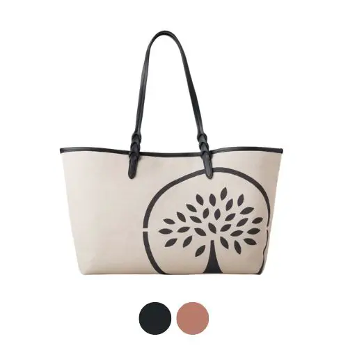 Mulberry Canvas Tote Bag