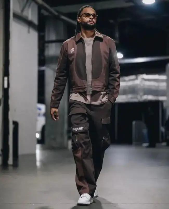 Patty Mills Unseen Being UB 2 Tone Brown Work Cargo Pants
